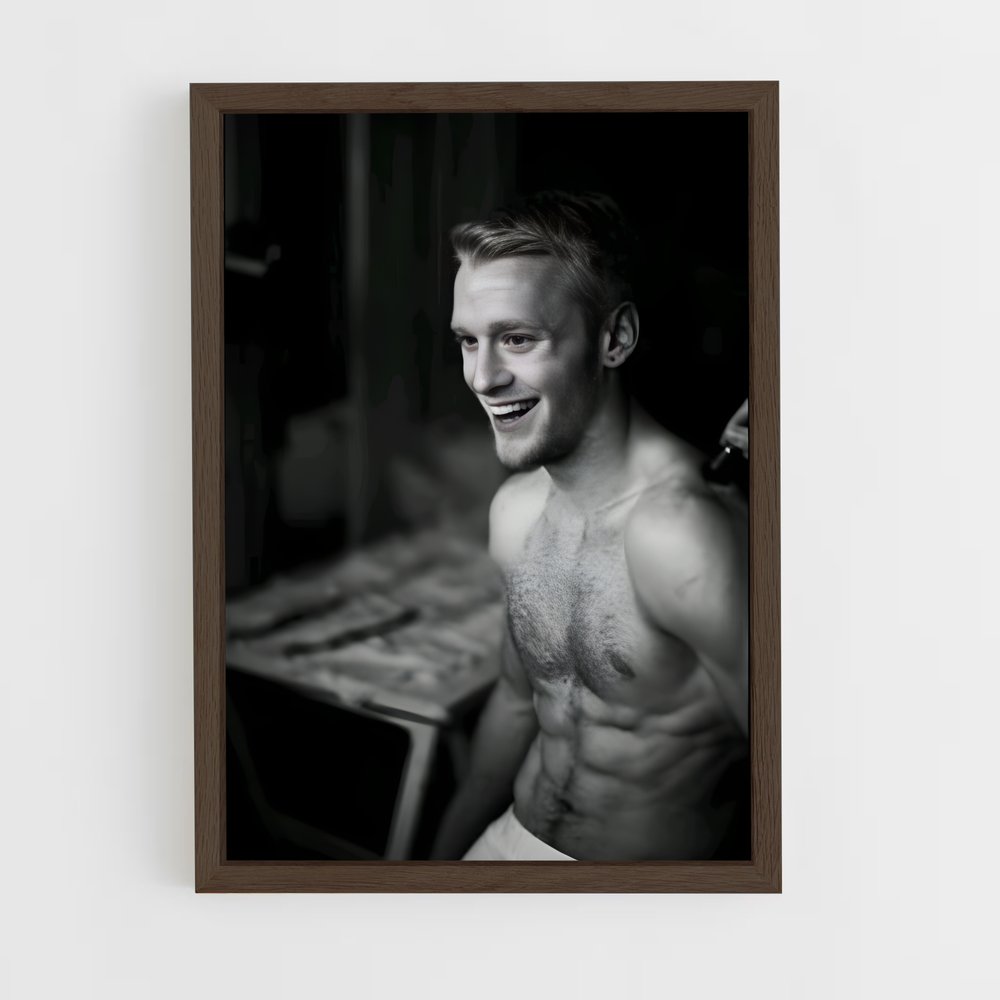 Poster Sourire de Jonnie – affiche Jeux Olympiques (vue 5)